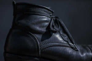 AB-02CH HORSEHIDE CAP TOE LACE-UP BOOTS